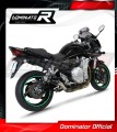exhaust muffler DOMINATOR GP1 BLACK fits to Suzuki GSF 1250 N / S BANDIT 2007  2016 3
