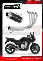 komplette Auspuffanlage mit Schalldämpfer DOMINATOR Full System GP1 schwarz passend für Suzuki GSF 1250 N / S BANDIT 2007  2016