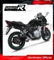 complete exhaust system with muffler DOMINATOR Full System GP1 BLACK fits to Suzuki GSF 650 BANDIT N / S 2007  2016 3