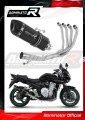 komplette Auspuffanlage mit Schalldämpfer DOMINATOR Full System HP1 schwarz passend für Suzuki GSF 650 BANDIT N / S 2007  2016