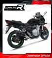 complete exhaust system with muffler DOMINATOR Full System HP1 BLACK fits to Suzuki GSF 650 BANDIT N / S 2007  2016 3