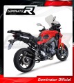 komplette Auspuffanlage mit Schalldämpfer DOMINATOR Full System HP6 schwarz passend für Yamaha Tracer 9 / GT 2021  2023 4