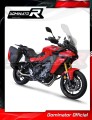 complete exhaust system with muffler DOMINATOR Full System HP6 BLACK fits to Yamaha Tracer 9 / GT 2021  2023 6