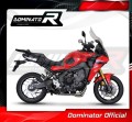 komplette Auspuffanlage mit Schalldämpfer DOMINATOR Full System HP8 schwarz passend für Yamaha Tracer 9 / GT 2021  2023 5