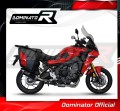 komplette Auspuffanlage mit Schalldämpfer DOMINATOR Full System HP6 schwarz EX passend für Yamaha Tracer 9 / GT 2021  2023 5