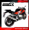 Auspuff Schalldämpfer DOMINATOR rund passend für BMW S1000RR 2015  2016 3