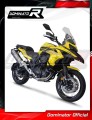 Benelli TRK 502 X 2022 EXHAUST Muffler Auspuff Sportauspuff Silencer Echappement Silencieux Scarico Scarichi Escape Wydech Tłumik HP7 Tytan Dominator Exhaust System 2