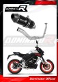 komplette Auspuffanlage mit Schalldämpfer DOMINATOR Full System HP3 schwarz passend für Yamaha MT 125 2021  2024