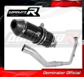 complete exhaust system with muffler DOMINATOR Full System HP3 BLACK fits to Yamaha MT 125 2021  2024 2
