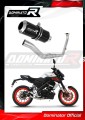 complete exhaust system with muffler DOMINATOR Full System GP BLACK fits to Yamaha MT 125 2021  2024