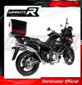 exhaust muffler DOMINATOR ROUND fits to Suzuki DL 650 VStrom / XT 2012  2016 3