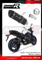 Auspuff Schalldämpfer DOMINATOR homologiert HP1 schwarz passend für FZ 8 N / FZ8 S FAZER 2010  2016 6