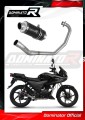 Honda  CBF 125 2009-2014  Full  Exhaust System  Muffler Auspuff Sportauspuff Silencer Echappement Silencieux Scarico Scarichi Escape Collector Manifold Wydech Tłumik  GP1 BLACK DOMINATOR