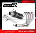 komplette Auspuffanlage mit Schalldämpfer DOMINATOR Full System GP1 schwarz passend für Suzuki GSF 650 BANDIT N / S 2005  2006 4