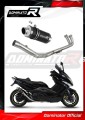 Yamaha T-MAX 500 Full  Exhaust System  Muffler Auspuff Sportauspuff Silencer Echappement Silencieux Scarico Scarichi Escape Collector Manifold Wydech Tłumik  GP1 BLACK DOMINATOR