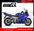 Auspuff Schalldämpfer DOMINATOR rund passend für Yamaha FJR 1300 2001  2005 5
