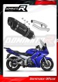 FJR 1300 Yamaha Muffler Auspuff Sportauspuff Silencer Echappement Silencieux Scarico Scarichi Escape Wydech Tłumik Carbon End Cap HP1 BLACK DOMINATOR Exhaust System