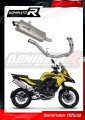 Benelli TRK 502 X 2018 - 2021 EXHAUST Muffler Auspuff Sportauspuff Silencer Echappement Silencieux Scarico Scarichi Escape Wydech Tłumik P7 Tytan Dominator Exhaust System
