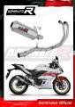 Yamaha YZF-R3 2022 Exhaust Muffler Manifold Collector Auspuff Sportauspuff Silencer Echappement Silencieux Scarico Marmitta Scarichi Escape Wydech Tłumik Kolektor OV DOMINATOR Full Exhaust System