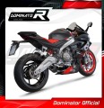 komplette Auspuffanlage mit Schalldämpfer DOMINATOR Full System HP8 schwarz passend für Aprilia RS 660 2020  2024 3