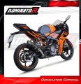 KTM RC 390 2022 - 2023 motorcycle Exhaust Muffler Auspuff Sportauspuff Silencer Echappement Silencieux Scarico Scarichi Escape Wydech Tłumik HP3 BLACK Dominator Exhaust System 2