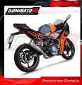 komplette Auspuffanlage mit Schalldämpfer DOMINATOR Full System OV G2 passend für KTM RC 390 2022  2024 3