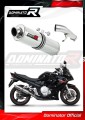 Auspuff Schalldämpfer DOMINATOR rund passend für Suzuki GSXF 650 2007  2016