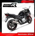 Auspuff Schalldämpfer DOMINATOR HP1 passend für Suzuki GSXF 650 2007  2016 3