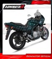 komplette Auspuffanlage mit Schalldämpfer DOMINATOR Full System GP1 schwarz passend für Yamaha XJ 900 Diversion 1994  2003 3