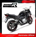 wydech tłumik DOMINATOR GP1 CZARNY pasujący do motocykla Suzuki GSXF 650 2007 - 2016 3
