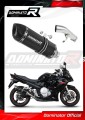 Auspuff Schalldämpfer DOMINATOR HP1 schwarz passend für Suzuki GSXF 650 2007  2016