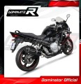 Auspuff Schalldämpfer DOMINATOR HP1 schwarz passend für Suzuki GSXF 650 2007  2016 3