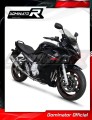 komplette Auspuffanlage mit Schalldämpfer DOMINATOR Full System rund passend für Suzuki GSXF 650 2007  2016 5