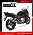 komplette Auspuffanlage mit Schalldämpfer DOMINATOR Full System OV passend für Suzuki GSXF 650 2007  2016 3