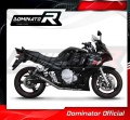 komplette Auspuffanlage mit Schalldämpfer DOMINATOR Full System GP1 schwarz passend für Suzuki GSXF 650 2007  2016 4