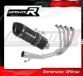 komplette Auspuffanlage mit Schalldämpfer DOMINATOR Full System HP1 schwarz passend für Suzuki GSXF 650 2007  2016 2