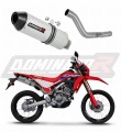 Honda CRF 300L / Rally 2021 - 2023 motorcycle Exhaust Muffler Auspuff Sportauspuff Silencer Echappement Silencieux Scarico Scarichi Escape Wydech Tłumik MX2 Dominator Exhaust System 5