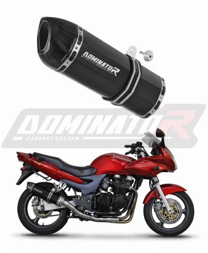 exhaust muffler DOMINATOR HP1 BLACK fits to Kawasaki ZR7 / ZR7S 1999  2004 5
