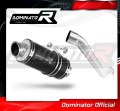 Auspuff Schalldämpfer DOMINATOR homologiert GP1 schwarz passend für Kawasaki Z750 2004  2006 2