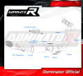 komplette Auspuffanlage mit Schalldämpfer DOMINATOR Full System GP3 passend für Yamaha XSR 900 2022  2023 2