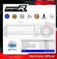 Auspuff Schalldämpfer DOMINATOR homologiert GP passend für Kawasaki ZX10R 2008  2010 4