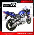 Auspuff Schalldämpfer DOMINATOR homologiert GP1 passend für Yamaha FZS FAZER 1000 2001  2005 3