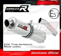 Auspuff Schalldämpfer DOMINATOR homologiert rund passend für Yamaha FZS FAZER 600 1998  2003