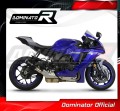 Auspuff Schalldämpfer DOMINATOR homologiert GP schwarz passend für Yamaha YZF R1 1000 RN32 2015  2016 3