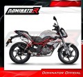complete exhaust system with muffler DOMINATOR Full System HP3 BLACK fits to Benelli BN 125 2018  2023 4