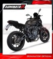 komplette Auspuffanlage mit Schalldämpfer DOMINATOR Full System HP8 schwarz passend für Yamaha MT 07 2021  2024 3