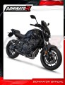 MT-07 2021 - 2023 EXHAUST Yamaha Full System Muffler Auspuff Sportauspuff Silencer Echappement Silencieux Scarico Scarichi Escape Collector Manifold Wydech Tłumik HP8 BLACK DOMINATOR 4