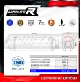komplette Auspuffanlage mit Schalldämpfer DOMINATOR Full System Titan HP7 passend für Aprilia Tuareg 660 2021  2023 7