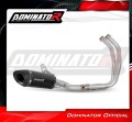 complete exhaust system with muffler DOMINATOR Full System HP8 BLACK fits to Yamaha MT 07 2014  2020 2
