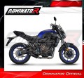 komplette Auspuffanlage mit Schalldämpfer DOMINATOR Full System HP8 schwarz passend für Yamaha MT 07 2014  2020 4